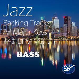 Jazz Bass Backing Track in Gb Major 140 BPM, Vol. 2
