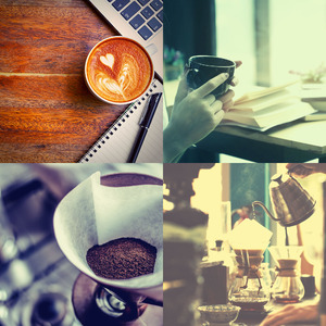 温和时髦的咖啡店梦想