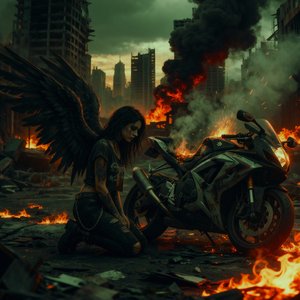 Fallen Moto Angel