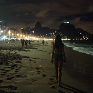 Silhuetas na Areia