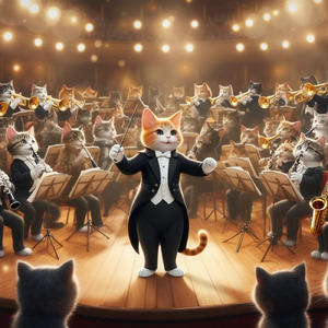 猫の吹奏楽
