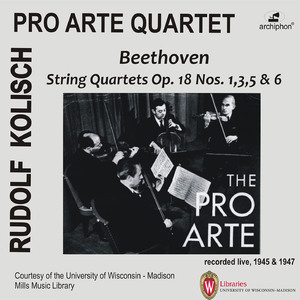 String Quartet No. 1 in F Major, Op. 18 No. 1 (2nd Broadcast):I. Allegro con brio