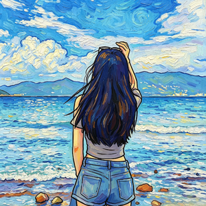 风很轻，云很淡