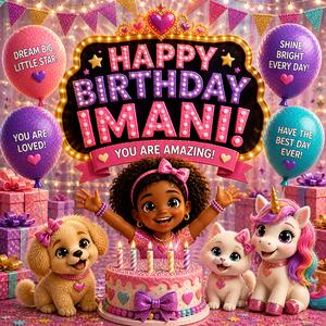 Happy Birthday Imani