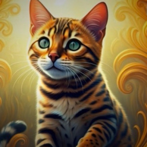 ベンガル猫はジャングルの心