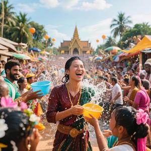 សែនសប្បាយពេលបុណ្យទឹក