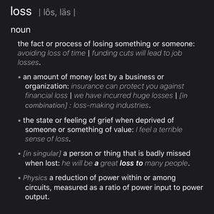 Losses