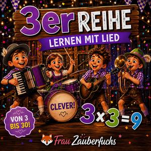 3er Reihe Partylied (1x1 lernen mit Musik)
