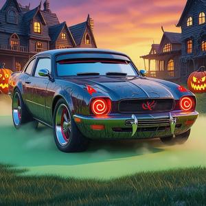 los autitos del Halloween