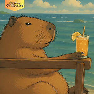 vibing on a sunny beach