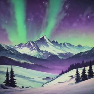 北極圏の光 by @violetcd579