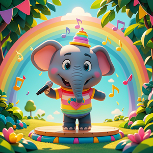 月光下的小青蛙