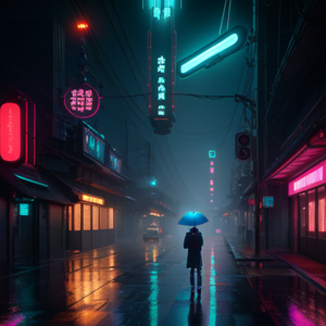 「Lofi·氛围感 Type」霓虹灯交汇成线