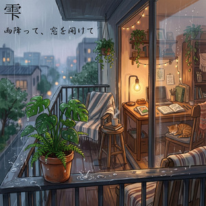 雨降って、窓を開けて