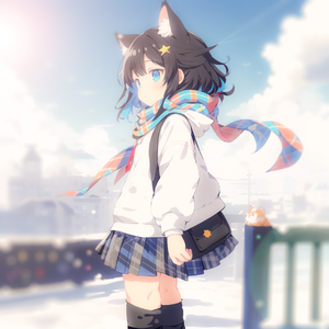 雪の降らない空