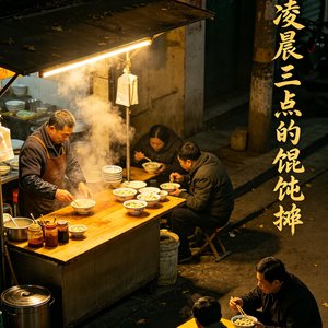 凌晨三点的馄饨摊