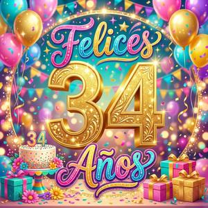 Mañanitas para tus 34 Años