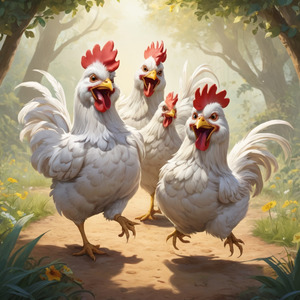 Nursery rhymes chicken day's joyfull