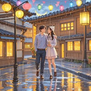 雨中的浪漫