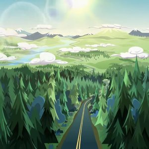 总是钓不到鱼的湖畔的清晨