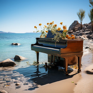 Prado De Piano En Flor