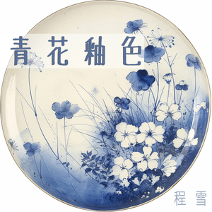 青花釉色