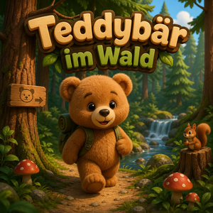 Teddybär im Wald