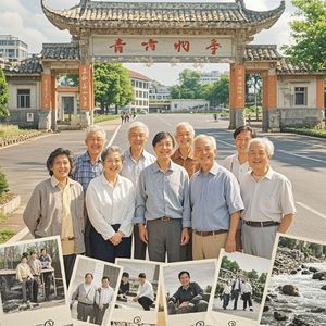 青溪四十载同学情-枫玲