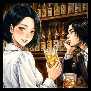ガラス越しの灯