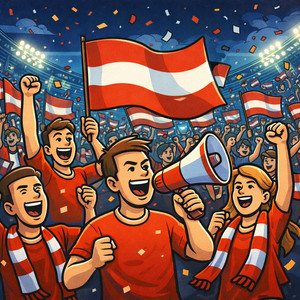 Rot-Weiß-Rot in unseren Herzen