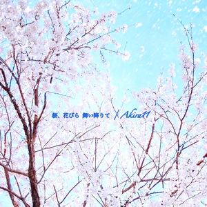 桜、花びら 舞い降りて