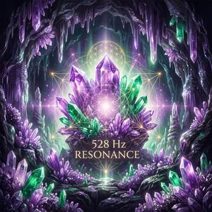 528 Hz Crystal Cave • For Healing