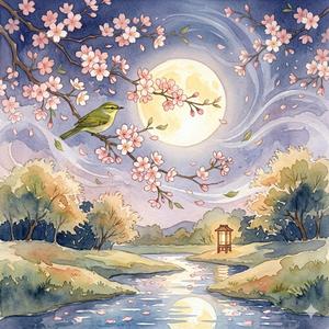Moonlit Sakura