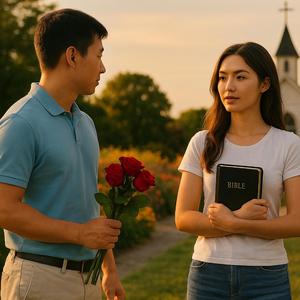 默默地为你祈祷