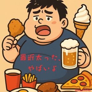 最近太った、やばいよ