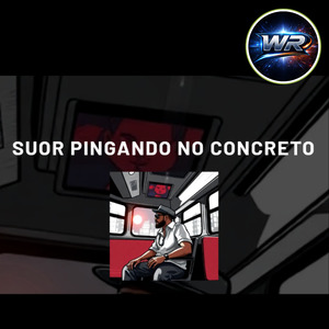 Suor pingando no concreto