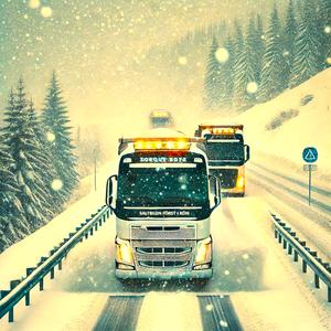 Saltbilen Först I Kön Med Volvo FH (Bästa Vinterlåten Dansband Gung)