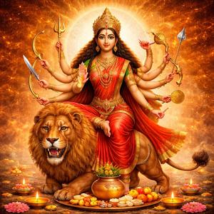 Navratri Day 2 | Maa Brahmacharini Dhyan Mantra | Tapasya & Peace