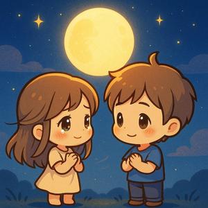 在月光下说再见