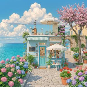 Glimmering Coral Specks