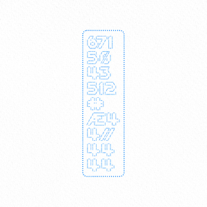 6715Ø43512#Æ44//4444