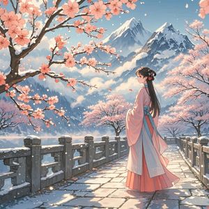 冬樱开了-也山