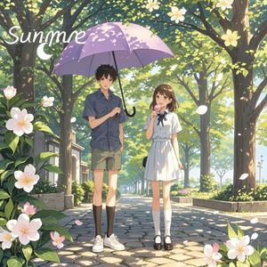 紫伞下的夏天-王孝德