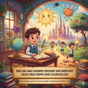 বড় হও আমার সোনামনি পরিশ্রমে গড় ভবিষ্যৎ লক্ষীসোনার স্বপ্ন সাহস ভালোবাসার আশা Boro How Amar Sunamoni Porisrome Goro Bhobisshot Lokkhi Sonar Shopno Sahos Valobasar Asha