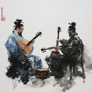 月落松間清影移