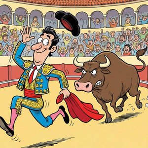 Pasion que te pilla el toro