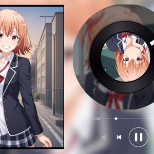 AI由比滨结衣花曇り