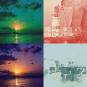 柔和的优雅酒店时刻