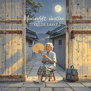 老屋檐下的月光