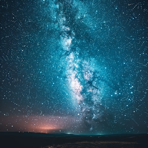 星光闪耀的夜空（Starry night sky）